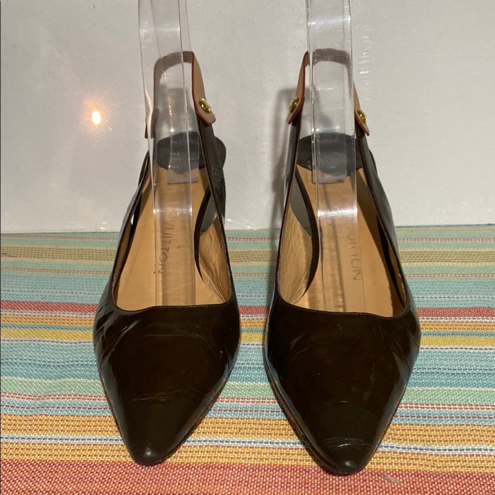 Louis Vuitton Brown Heels Elegant Design